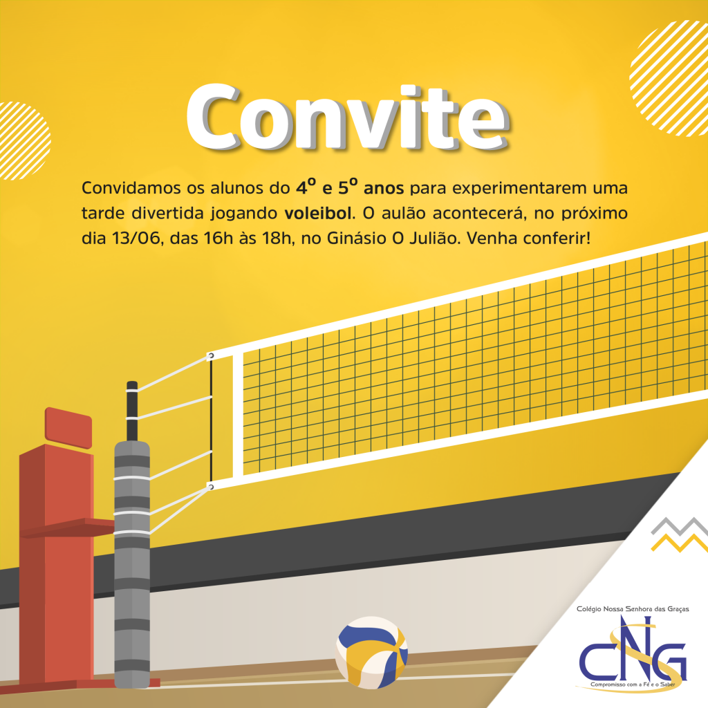 Convite - Aulão de Voleibol