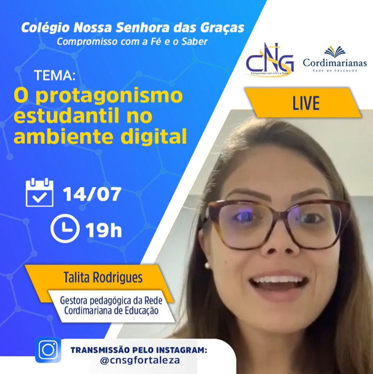 LIVE - Tema: O protagonismo estudantil no ambiente digital