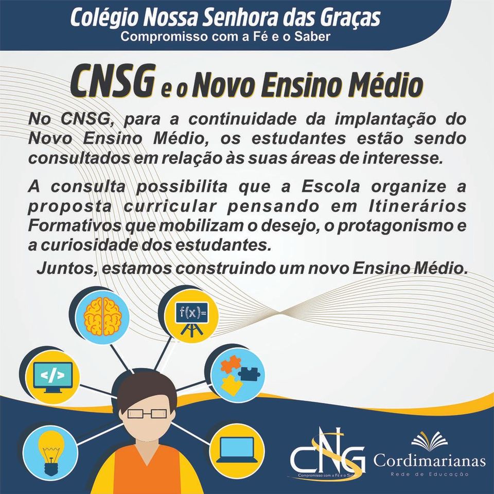 CNSG e o Novo Ensino Médio