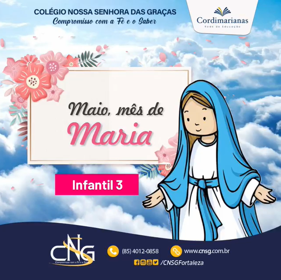 Maio, Mês de Maria (Infantil 3)