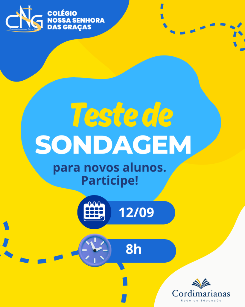 Teste de sondagem para novos alunos - 12/09